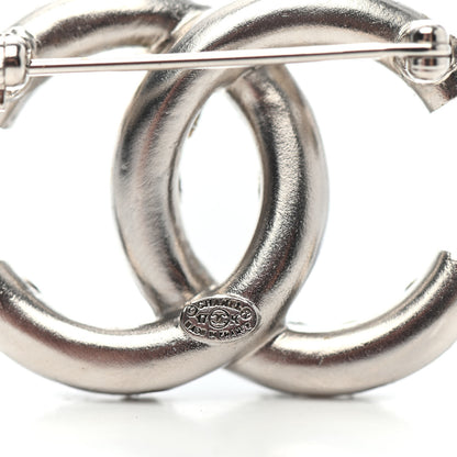 Chanel Ruthenium Crystal CC Brooch Iridescent 3 of 3
