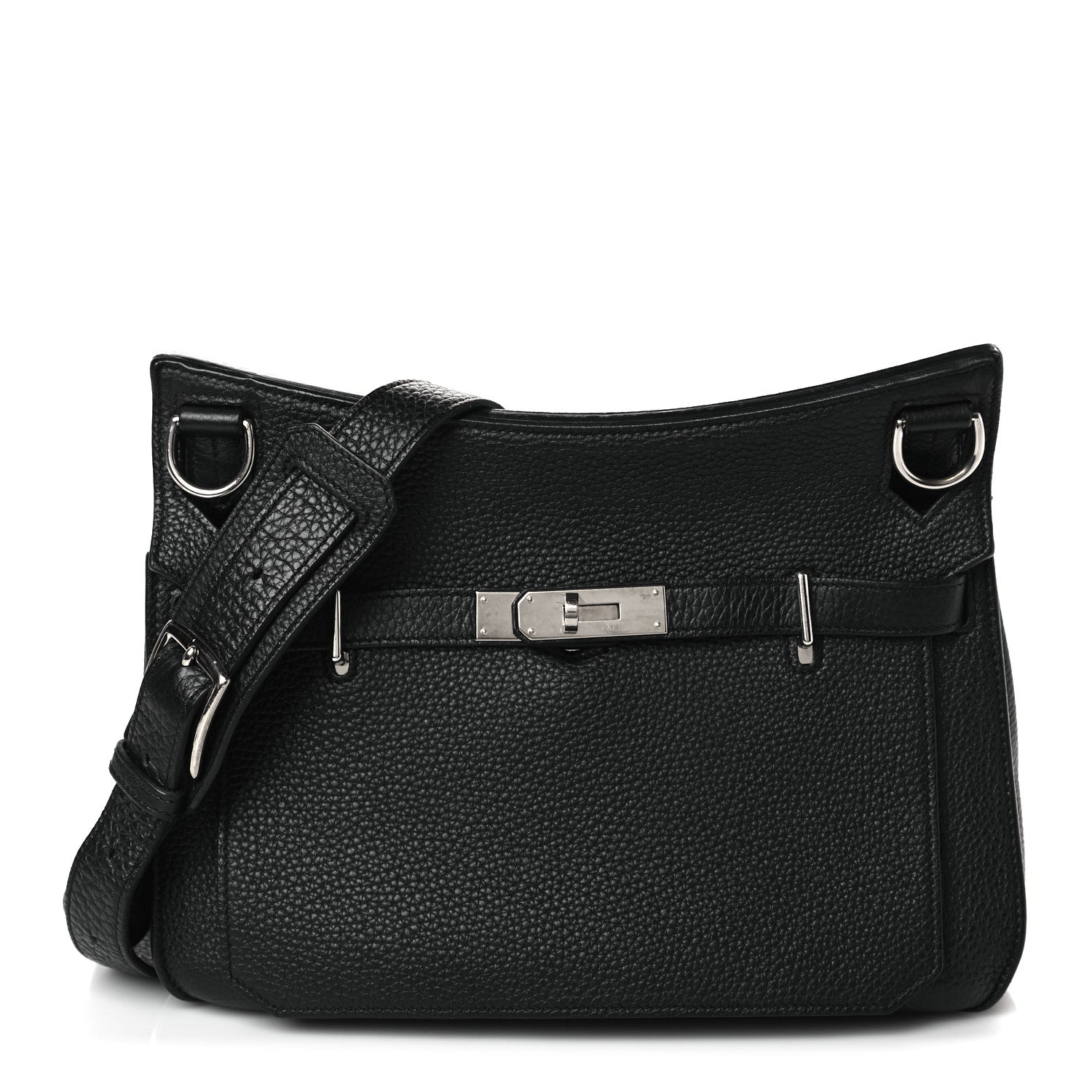 Hermes Taurillon Clemence Jypsiere 28 Black 1 of 9