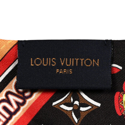 Louis Vuitton Silk Monogram Astro Libra BB Bandeau Black 3 of 3