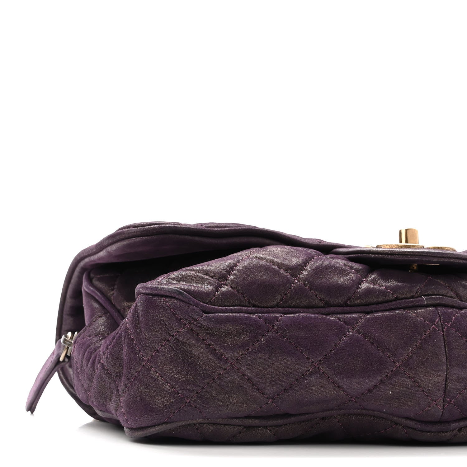 Chanel Iridescent Calfskin Quilted Small Shiva Flap Purple 9 of 11