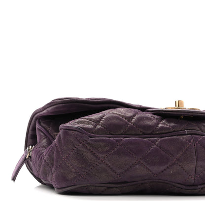 Chanel Iridescent Calfskin Quilted Small Shiva Flap Purple 9 of 11