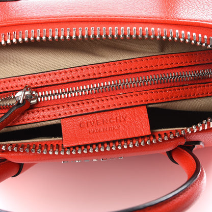 Givenchy Sugar Goatskin Small Antigona Medium Pop Red 7 of 8