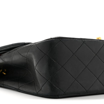 Chanel Lambskin Quilted Medium Double Flap Black 10 of 15