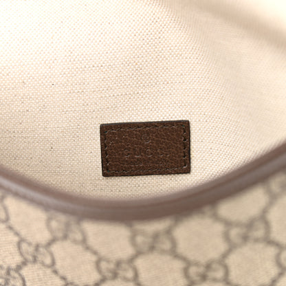 Gucci GG Supreme Monogram Web Medium Neo Vintage Flap Messenger Bag Beige New Acero 6 of 9