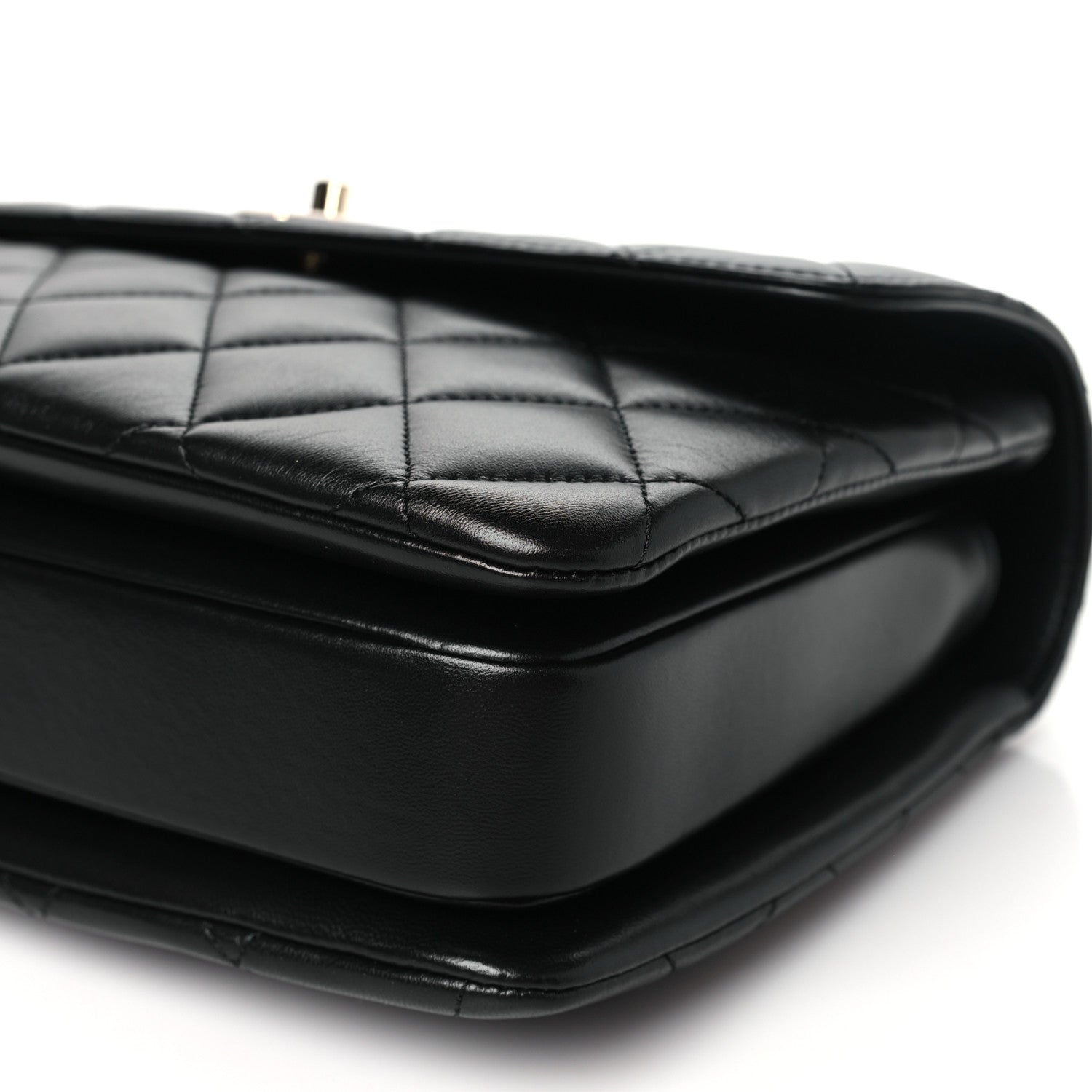 Chanel Lambskin Quilted Medium Trendy CC Flap Dual Handle Bag Black 10 of 10