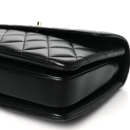 Chanel Lambskin Quilted Medium Trendy CC Flap Dual Handle Bag Black 10 of 10