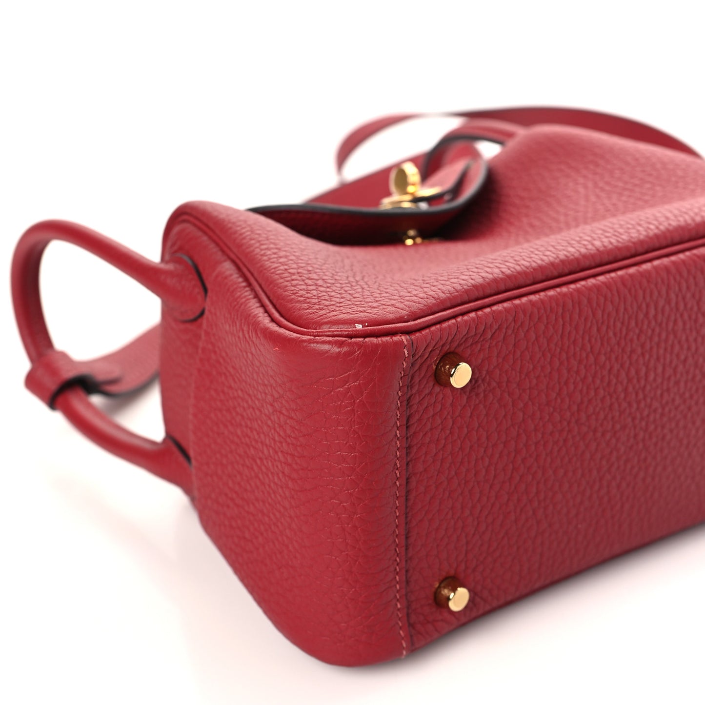 Taurillon Clemence Mini Lindy 20 Rouge Grenat