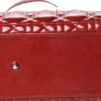 Christian Dior Patent Cannage Large Lady Dior Red 14 of 30