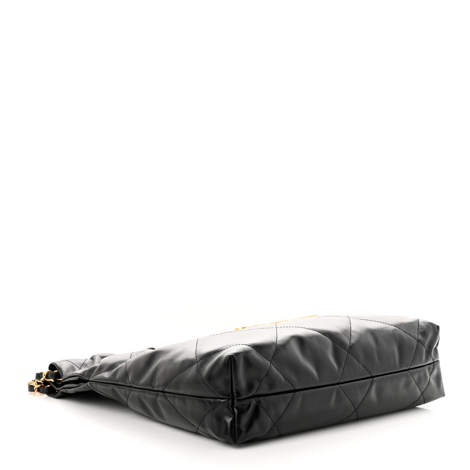 Chanel Shiny Calfskin Quilted Small Chanel 22 Black 5 of 12