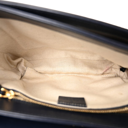 Gucci Azalea Calfskin Tri-Color Horsebit 1955 Shoulder Bag New Cherry Red Sun Oil Blue 5 of 11