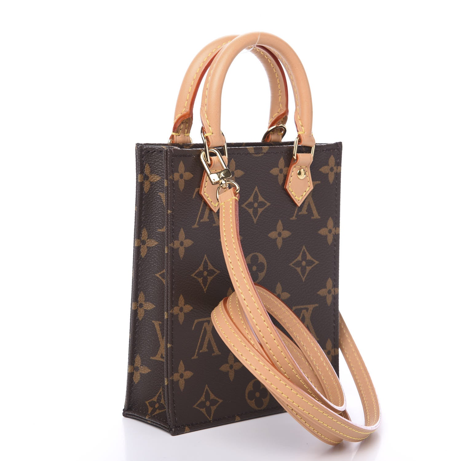 Louis Vuitton Monogram Petit Sac Plat 2 of 8