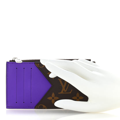 Louis Vuitton Taigarama Coin Card Holder Purple 2 of 6