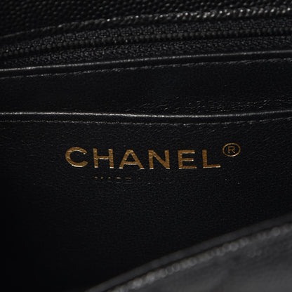 Chanel Caviar Quilted Mini Square Flap Black 5 of 8
