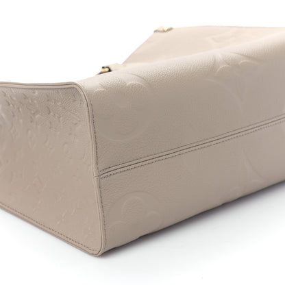 Louis Vuitton Empreinte Monogram Giant Onthego MM Tourterelle 7 of 8