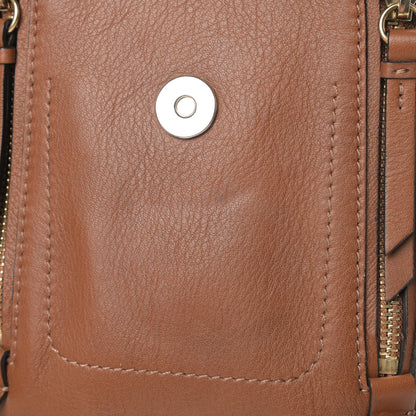 Chloe Suede Calfskin Mini Faye Backpack Tan 6 of 7