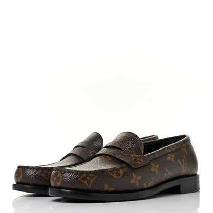 Louis Vuitton Monogram Chess Flat Loafer 37 3 of 8