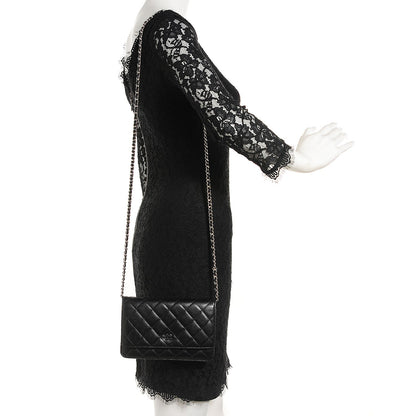 Chanel Caviar Quilted Wallet On Chain WOC Black 11 of 18