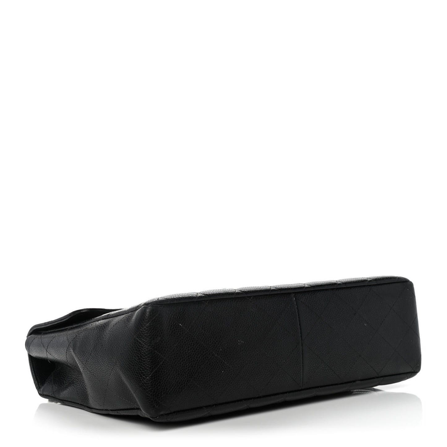 Caviar Quilted Jumbo Single Flap Black