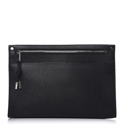 Christian Dior Calfskin Cork Signature Bee Homme Pochette Black 1 of 7