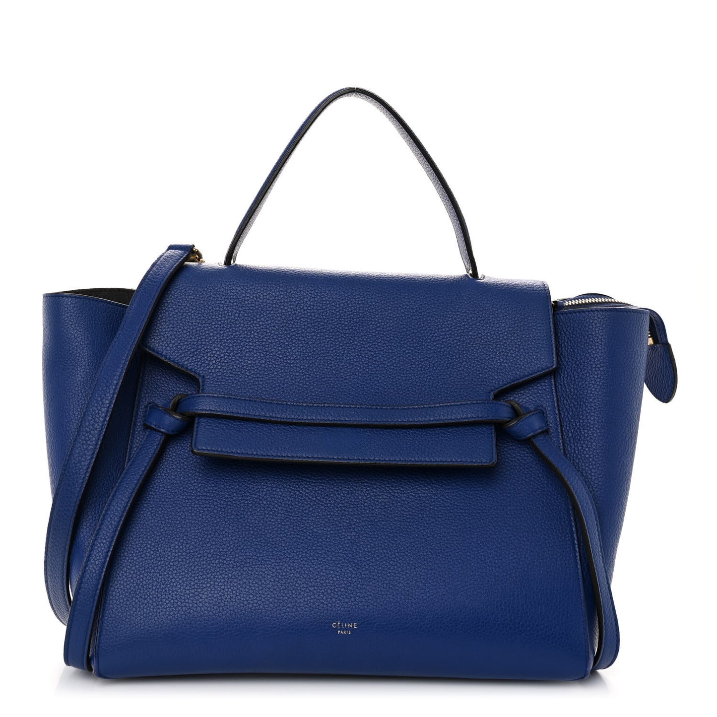 Grained Calfskin Mini Belt Bag Indigo