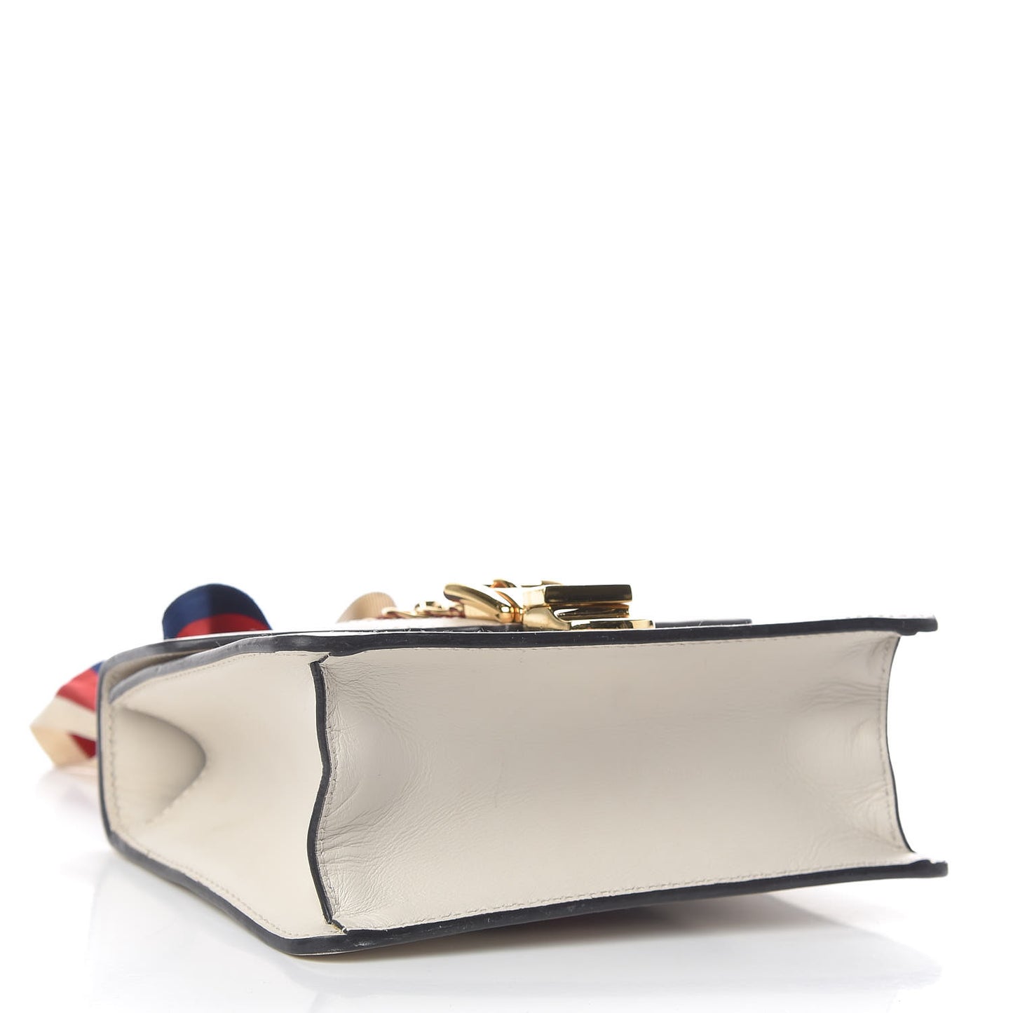Calfskin Mini Sylvie Chain Shoulder Bag White