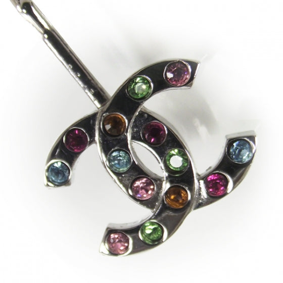 Rhinestone CC Hair Clips Bobby Pins