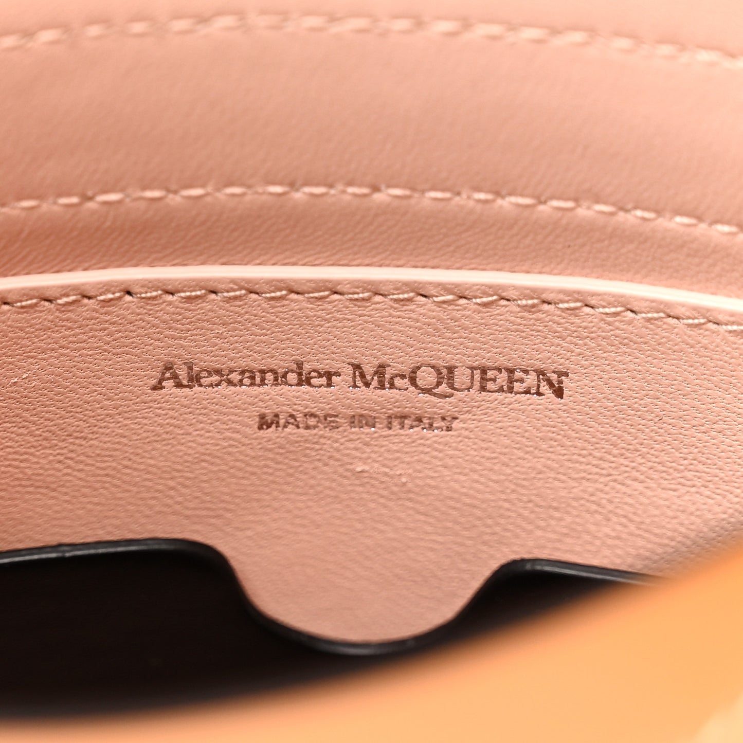 Calfskin The Curve Small Shoulder Bag Tan