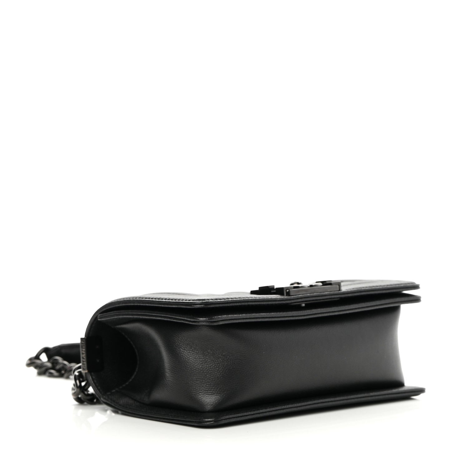 Caviar Quilted Small Boy Flap So Black