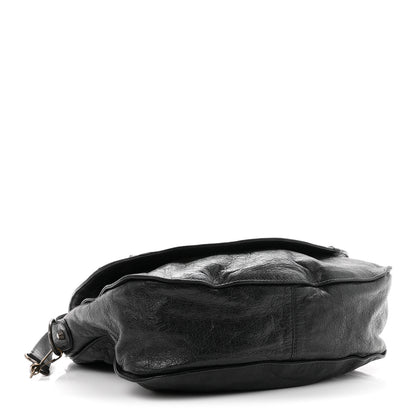 Balenciaga Agneau Classic Hardware Neo Folk Messenger Black 4 of 11