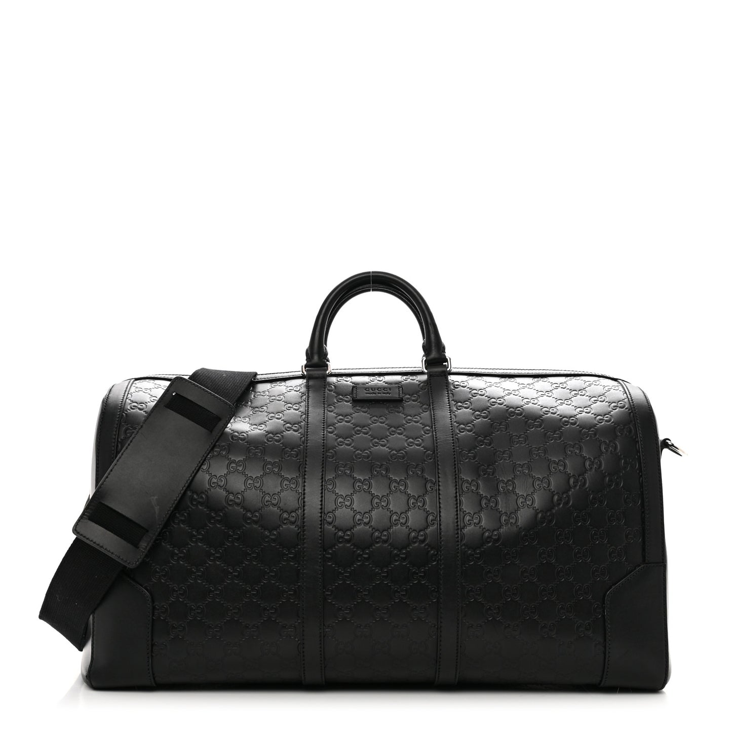 Guccissima Signature Large Duffle Black