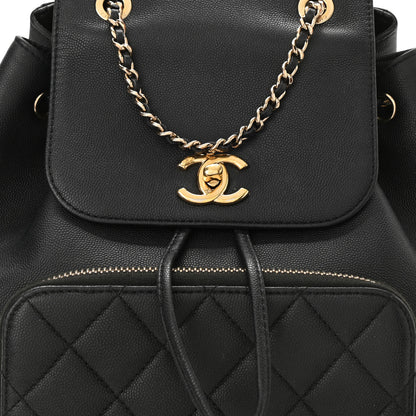 Chanel Caviar Quilted Business Affinity Backpack Black 7 of 11