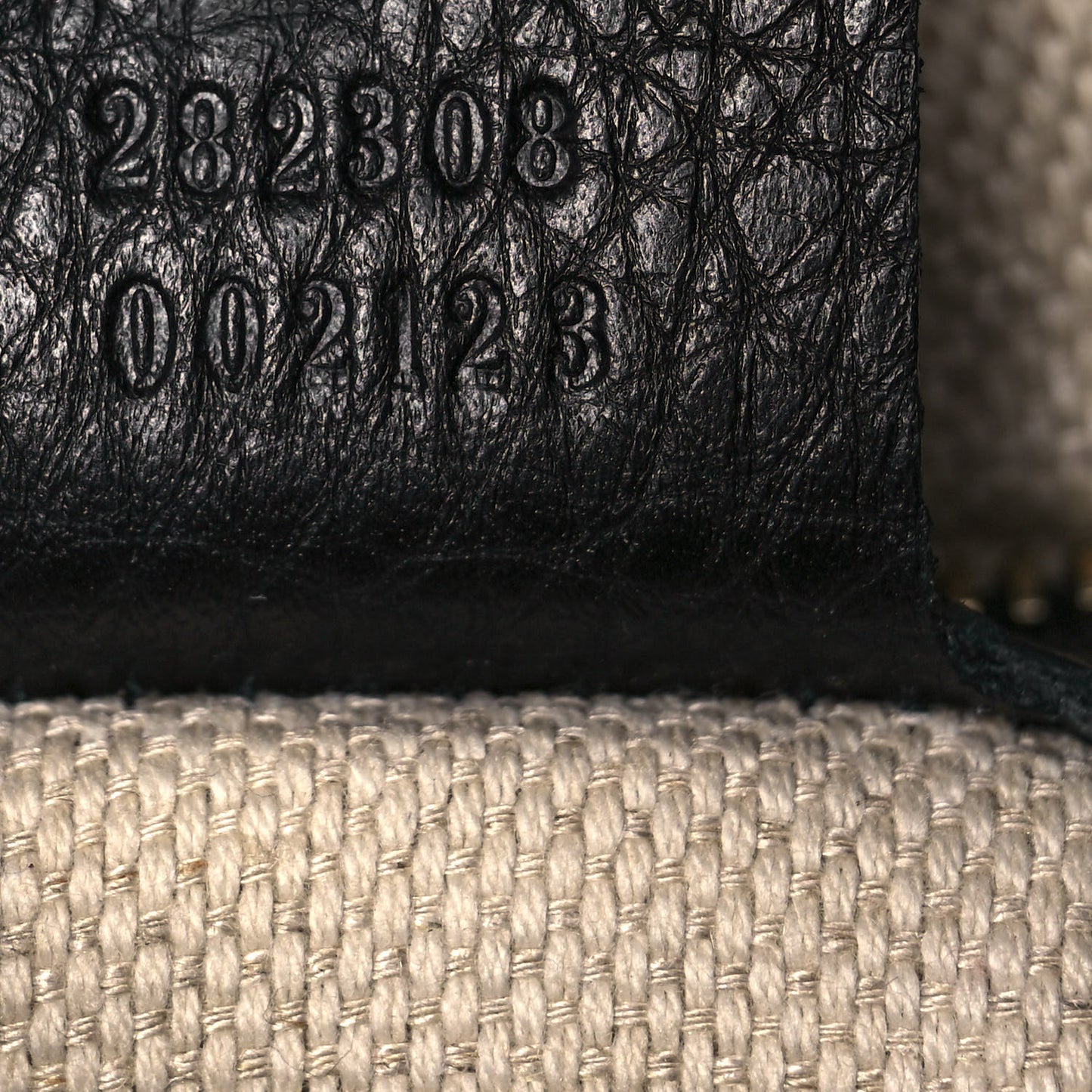 Pebbled Calfskin Large Soho Shoulder Bag Black