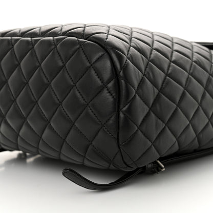 Chanel Lambskin Quilted Large Urban Spirit Backpack Black 10 of 12