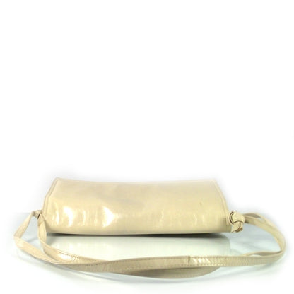 Bottega Veneta Vintage Leather Shoulder Bag Creme 4 of 7
