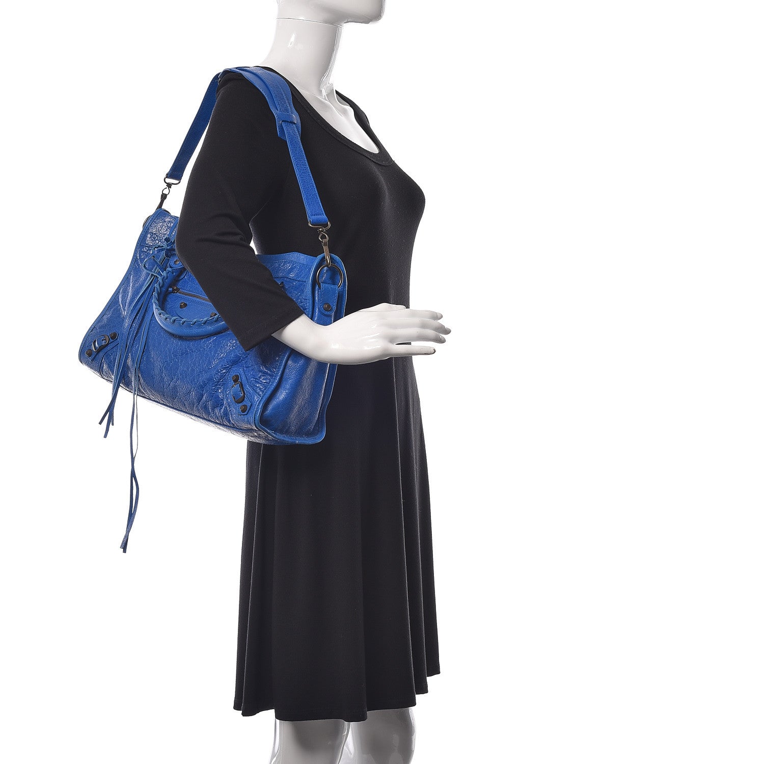 Balenciaga Agneau Classic Hardware City Bleu Lazuli 3 of 11