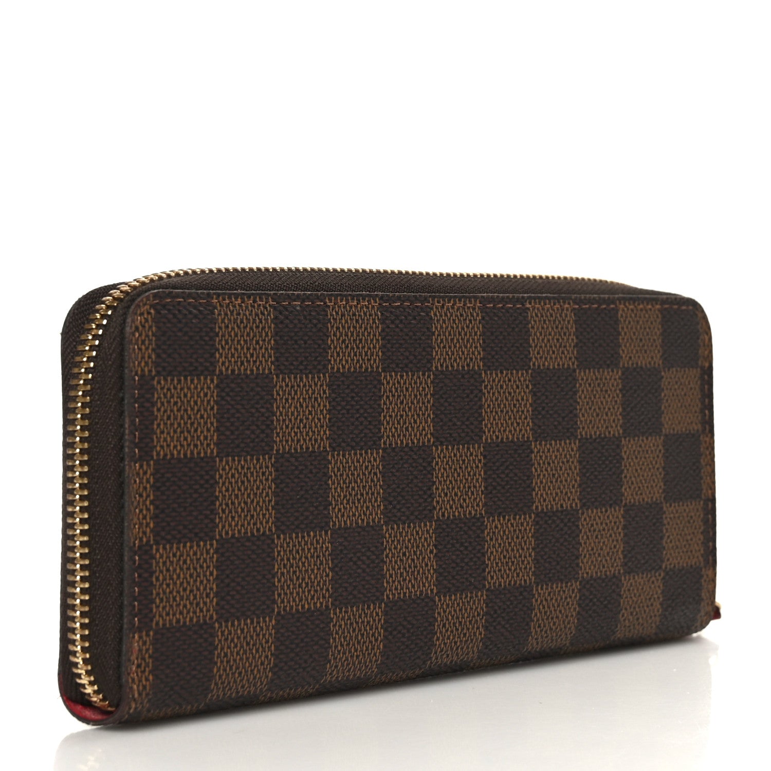 Louis Vuitton Damier Ebene Clemence Wallet Cherry 3 of 6