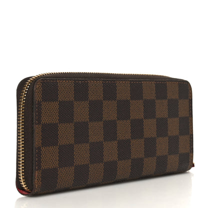 Louis Vuitton Damier Ebene Clemence Wallet Cherry 3 of 6