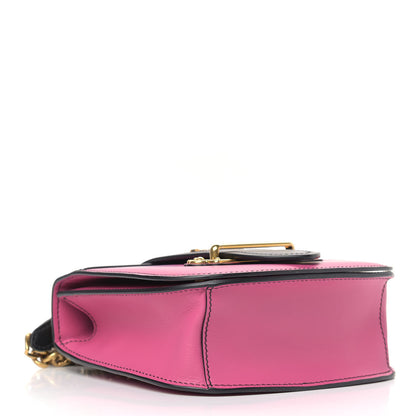 Prada City Calfskin Saffiano Cahier Crossbody Bag Fuxia Black 3 of 8