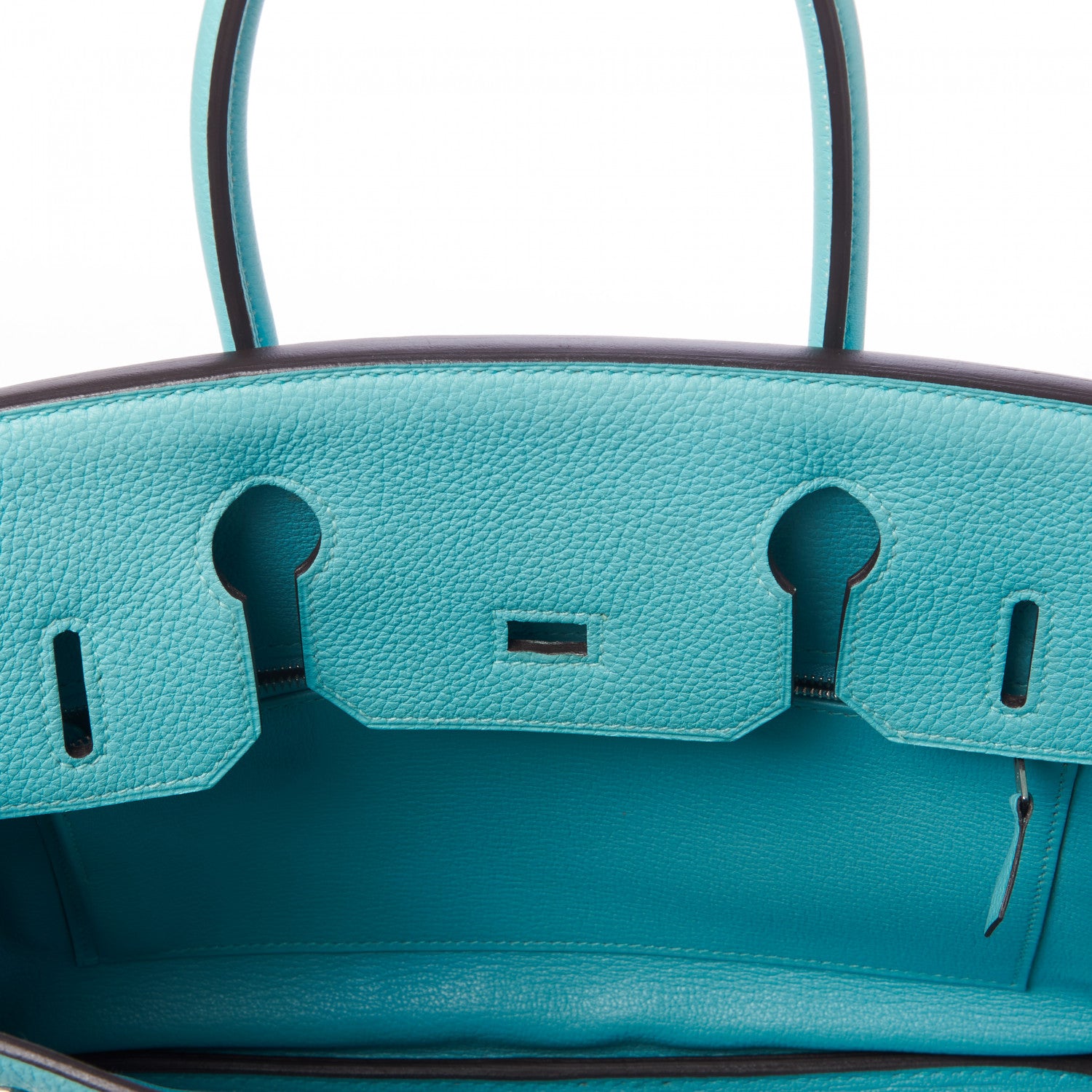 Hermes Togo Birkin 30 Bleu Atoll 15 of 29