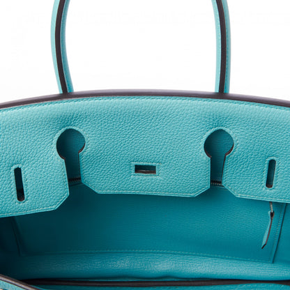 Hermes Togo Birkin 30 Bleu Atoll 15 of 29