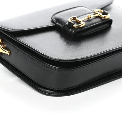 Gucci Azalea Calfskin Horsebit 1955 Shoulder Bag Black 8 of 9