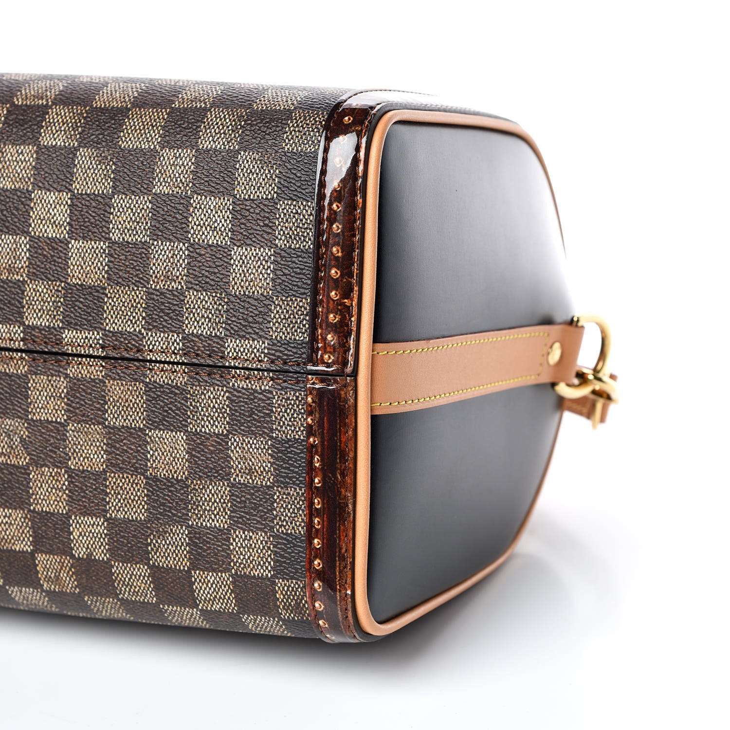 Louis Vuitton Transformed Damier Ebene Time Trunk Speedy Bandouliere 25 Black 6 of 9