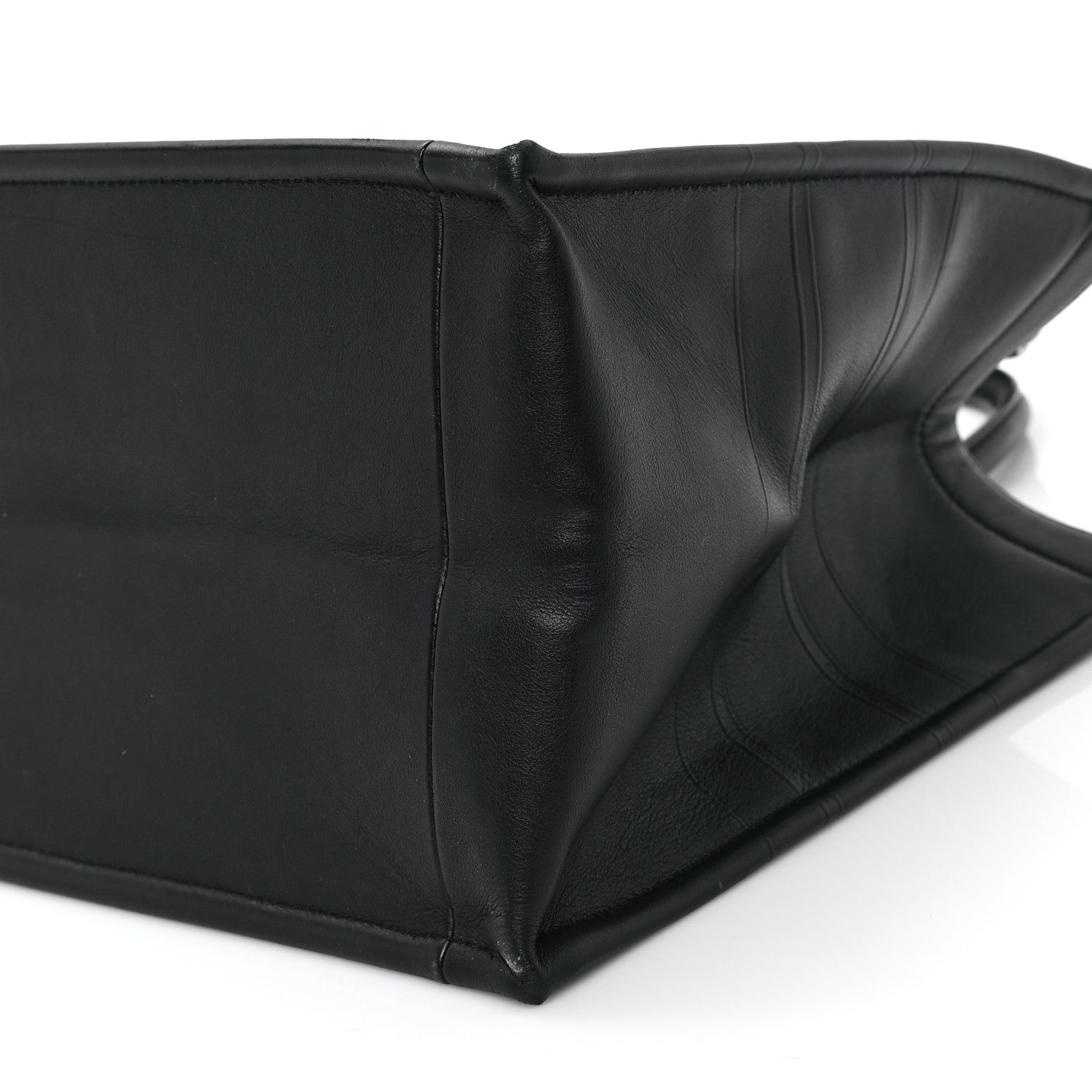 Christian Dior Calfskin Embossed Medium Book Tote Black 10 of 12