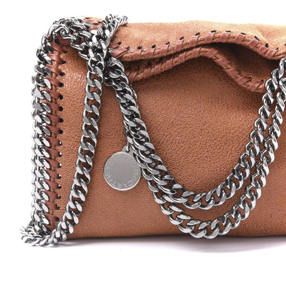 Stella McCartney Shaggy Deer Tiny Falabella Fold Over Cognac 9 of 9
