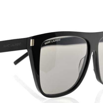 Saint Laurent Acetate Flat Top Sunglasses SL1 Black 8 of 8