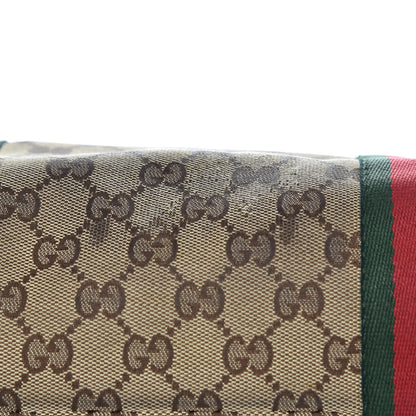 Gucci Monogram Medium Jolicoeur Tote Dark Brown 12 of 20