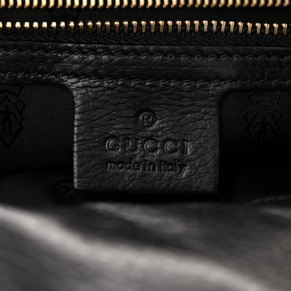 Gucci Snakeskin Medium Hysteria Top Handle Bag Black 6 of 10