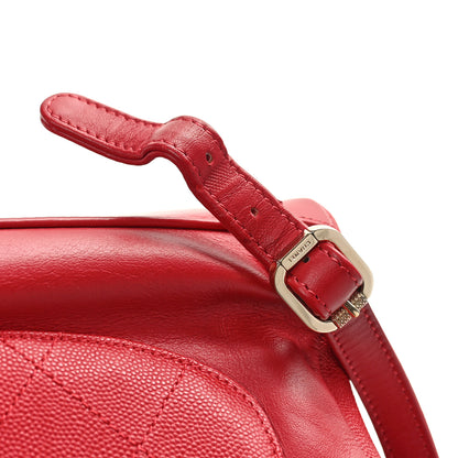 Chanel Caviar Quilted Business Affinity Backpack Red 10 of 10