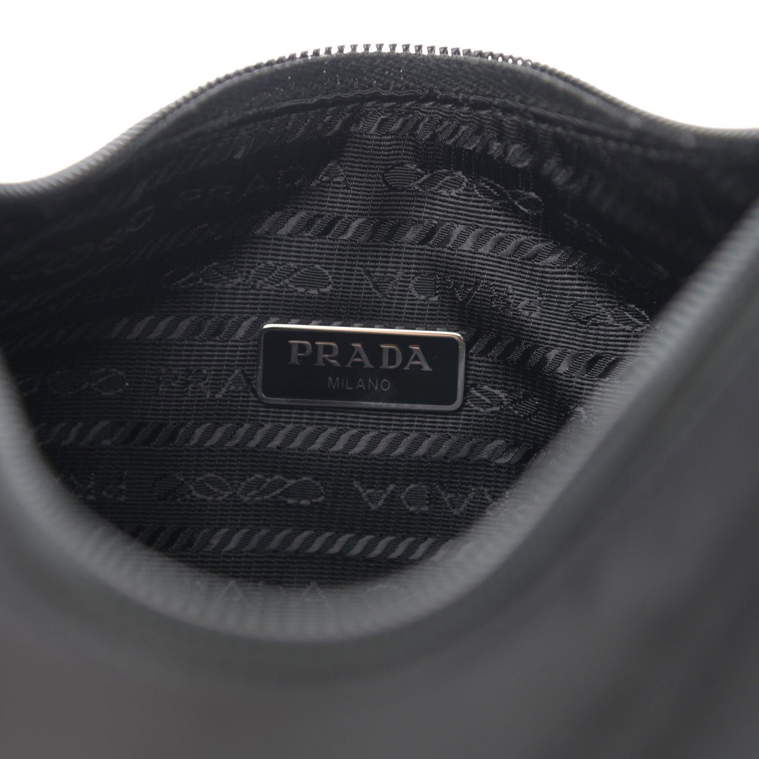 Prada Tessuto Nylon Mini Re-Edition 2000 Bag Black 6 of 10
