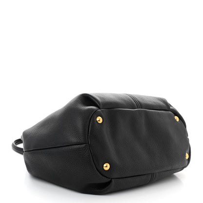 Prada Vitello Daino Tote Daino Tote Black 4 of 10